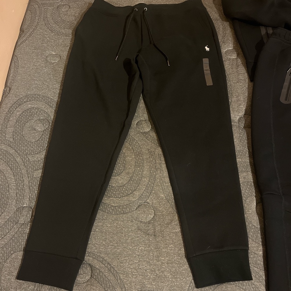 Black polo sweats brand new never warn